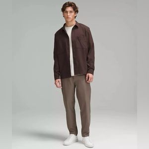Lululemon Relaxed-Fit Long-Sleeve Button-Up Shirt Color Espresso/ Brown Size XL